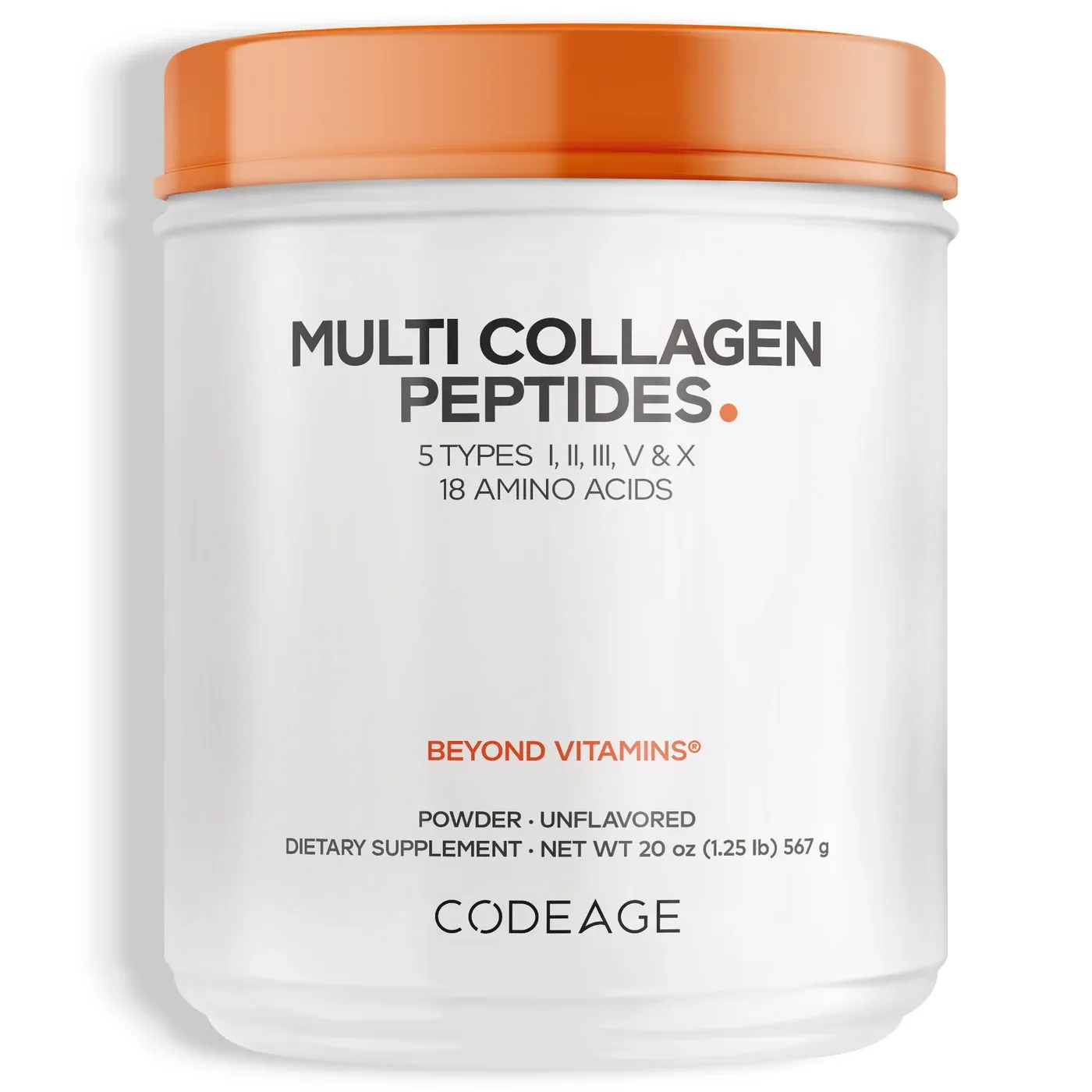 TPBVSK Bột bổ sung Collagen Codeage Multi Collagen Peptides 5 Types 567g