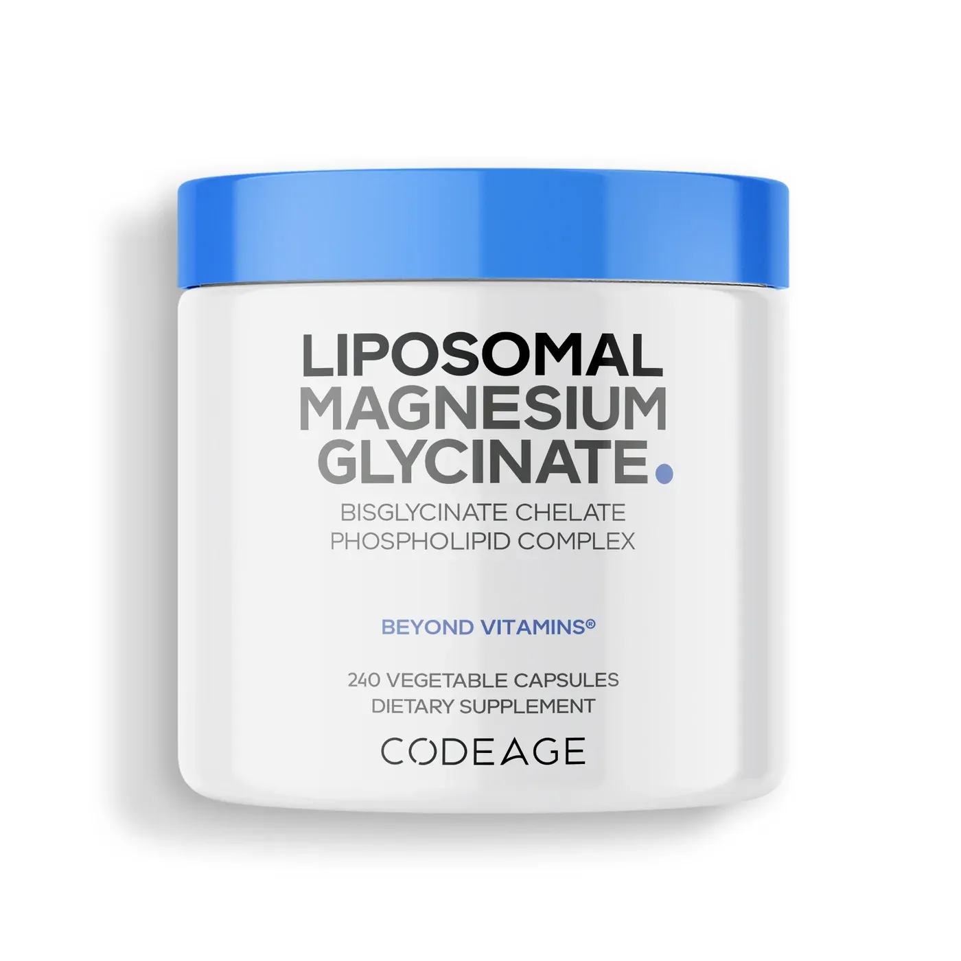 TPBVSK Viên uống bổ sung Magie Codeage Liposomal Magnesium Glycinate 240 viên