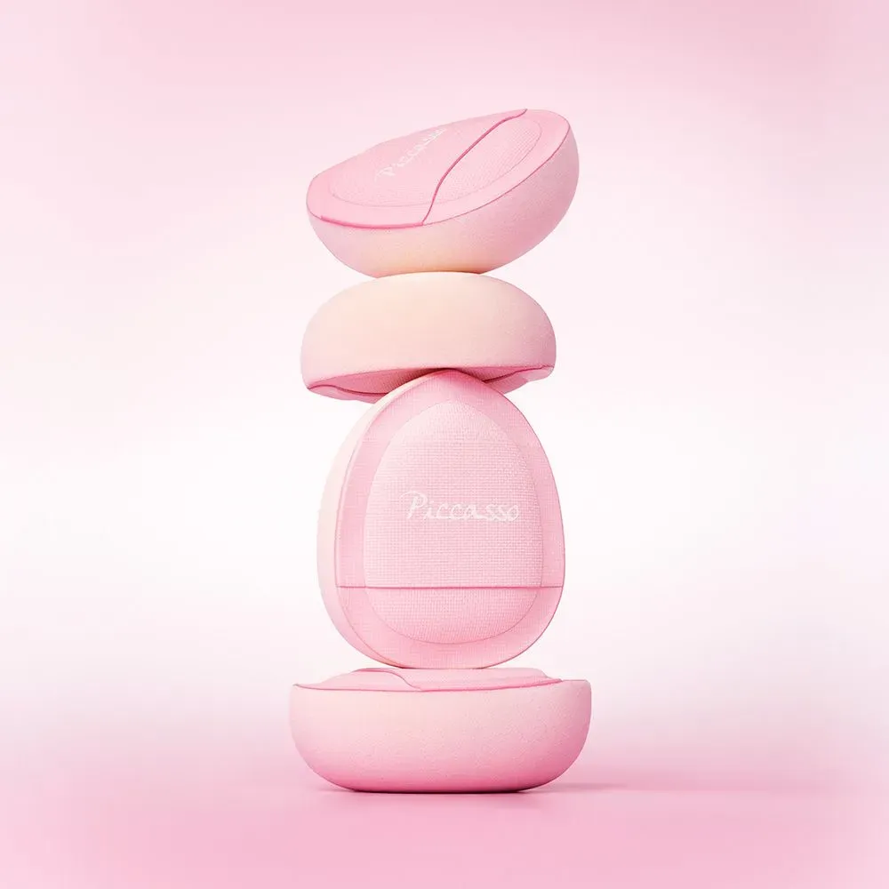Combo 4 mút xỏ ngón tán má hồng và che khuyết điểm Piccasso Cloud Micro Puff Hover